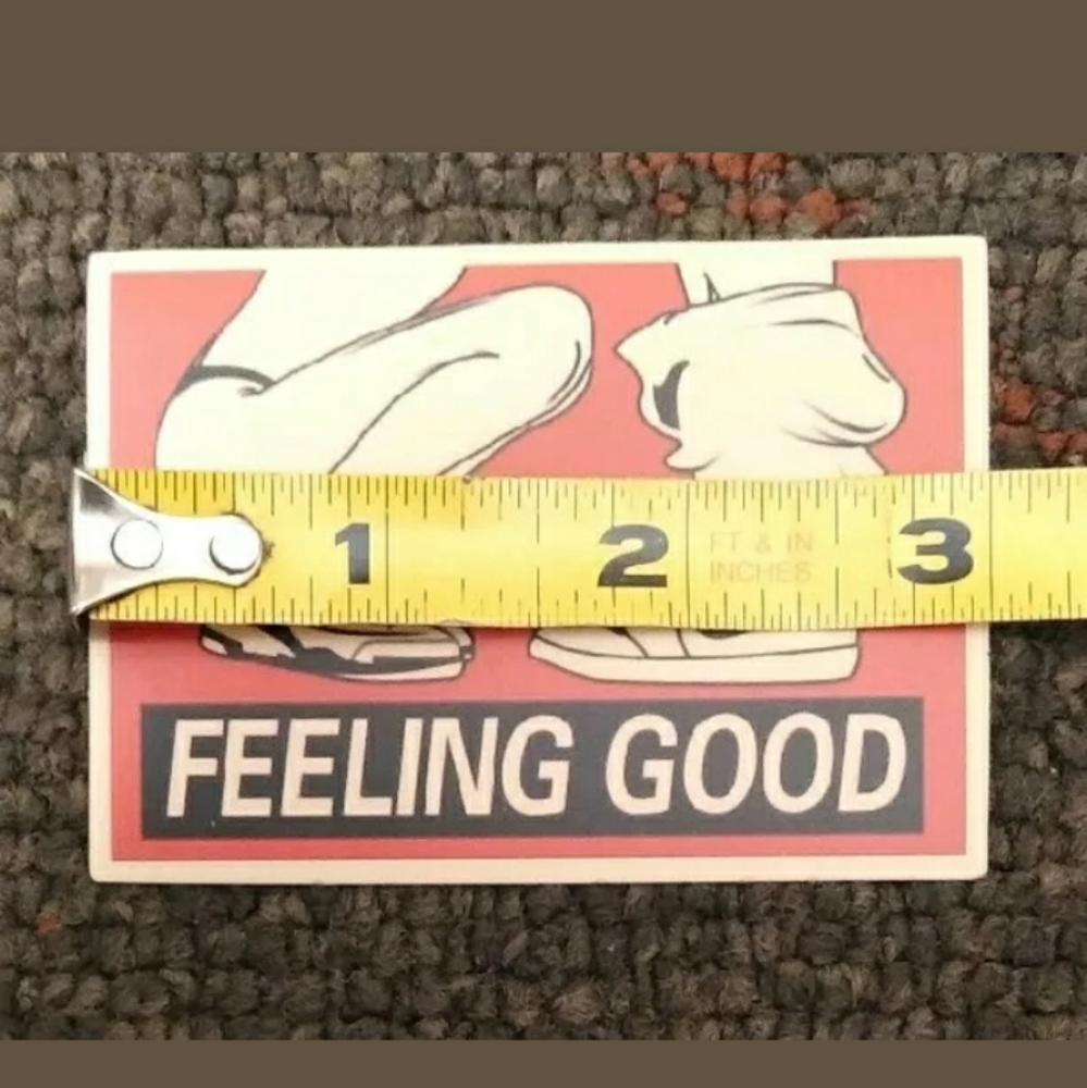 New sticker small  decal FEELING GOOD Graphic